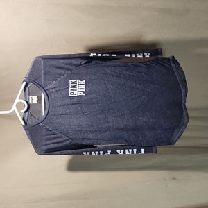 3/$25 Victoria's Secret PINK Light Weight Long Sleeve Shirt Women's XS